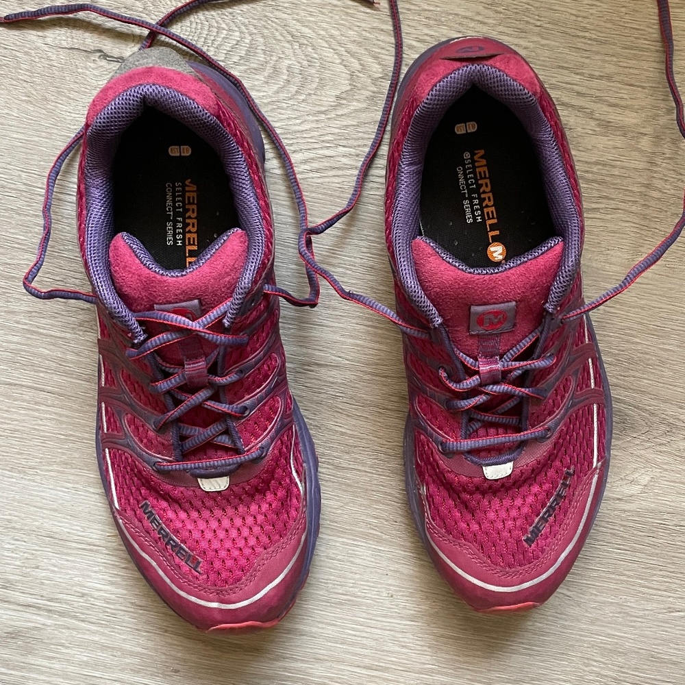 Merrell Mix Master Move Glide Women Trail Running Size 10.5 Beet Red